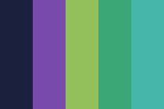 an image of a color palette with different colors