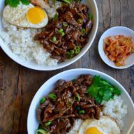 Easy Beef Bulgogi Bowls - Just a Taste Easy Beef Bulgogi, Bowls Healthy, Top Dinner Recipes, Talk To People, Budget Family Meals, Just A Taste, Bulgogi Beef, Favorite Recipes Dinner, Healthy Dinner Recipes Chicken