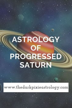 the astrology of processed saturn is shown in this image, with text overlaying it