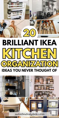 20 brilliant ikea kitchen organization ideas you never thought of