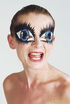 Zebra Makeup, Big Makeup, Bat Eyes, Last Minute Costumes, Special Effects Makeup