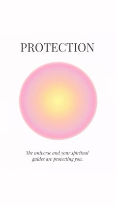 the cover of protection, with an image of a pink circle