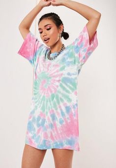 Pink Tie Dye T Shirt Dress Tie Dye Shirts Patterns, Diy Tie Dye Shirts, Tie Dye Shirts, Pink Tie