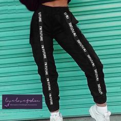 The Future Is Female ! thin jogger woman’s pants. Satin sporty material. Regular fit type. Spring/ Autumn style pants. Bohemian Pants, Sports Pants Women, Harem Pants Women, Casual Chique, Casual Joggers, Big Pocket, Satin Pants, Women Outfit, Red Pants