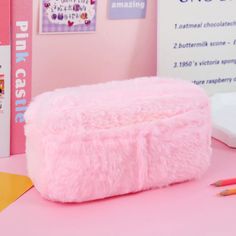 45889087275225 Pencil Case Kawaii, Pink Castle, Handbags For School, Pencil Bag, Kawaii Stationery, Color Coral, Makeup Organizer, Pencil Bags, Stationery Pens