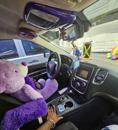 Cause I love purple!!!! My Car Cake Purple Interior Car, Purple Car Aesthetic, Purple Car Interior, Purple Car Accessories, Truck Aesthetic, Girl Truck, I Love Purple, Inside Car