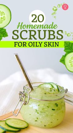 Oily Skin Remedy Homemade, Scrub Homemade, Home Made Exfoliating Scrub Skin, Facial Products For Oily Skin, Best Scrub For Oily Skin, Homemade Skin Care Products, Natural Face Scrub Homemade, Scrub For Oily Skin, Homemade Skin Care For Oily Skin