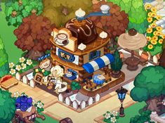 Cookie run kingdom decoration layout Cookie Run Layout Ideas, Cookie Run Kingdom Design, Crk Kingdom Ideas, Cookie Run Kingdom Layout, Crk Layout