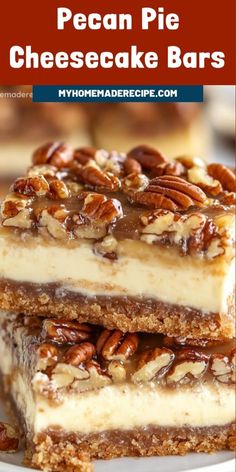 Pecan Pie Cheesecake Bars #wallpaperbackgrounds #thanksgivingrecipes #dinnerideas #winteroutfits #wallpaper #christmaswallpaper #hairstyles #christmasnails #thanksgivingdesserts #thanksgivingoutfit #fashion #nails #christmasdecorideas #coolsunglasses #falloutfits #dinnerrecipes #thanksgivingnails #christmastreeideas #thanksgiving #fallnails #pumpkincarvingideas #outfitideas Thanksgiving Desserts Bars, Pecan Pie Cheesecake Bars, Pecan Cheesecake Bars, Pecan Pie Cheesecake Recipe, Pecan Bars Recipe, Pecan Pie Bars Recipe, Pecan Pie Cake, Easy Bar Recipes, Pecan Desserts