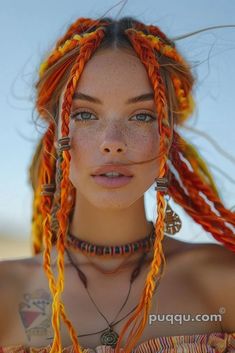 Festival Hairstyles: Unleash Your Inner Boho Chic at Coachella - Puqqu Braids And Curls, Festival Hairstyles, Temporary Hair Color Spray, Coachella Hair, 100 Faces, Hair Color Spray, Different Braids, Breaking The Rules, Luxurious Hair