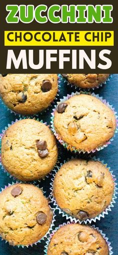 https://pipingpotcurry.com/chocolate-chip-zucchini-muffins/ Zucchini Chocolate Chip Muffins, Dips Recipes, Lunchbox Treats, Zucchini Muffins, Healthy Easy, Perfect Breakfast, Dip Recipes, Chocolate Chips, Finger Foods