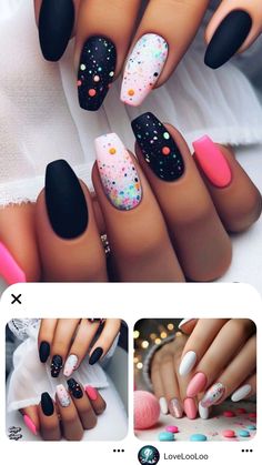 Nail Ideas Matte, All Nail Shapes, Almond Stiletto, Wow Nails, Matte Nails Design, Cute Gel Nails, Pretty Acrylic Nails, Short Acrylic Nails