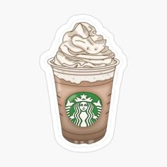 a starbucks drink with whipped cream on top