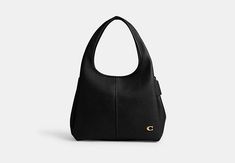 Lana Shoulder Bag | COACH Green Shoulder Bag, Hobo Crossbody Bag, Polished Pebble, Backpack Charm, Large Wallet, Signature Hardware, Black Shoulder Bag, Shoulder Tote, New Handbags