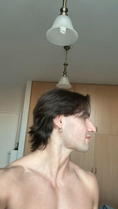 Modern ahort mullet hairstyle for men Long Straight Mullet Men, Shag Mullet Men Straight Hair, Modern Mullet Straight Hair Men, Male Mullet Straight Hair, Mullet With Straight Hair, Male Hairstyles Straight Hair, Straight Mullet Men, Curtain Mullet Men, Long Hair Mullet Men