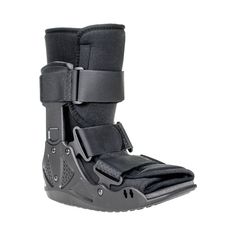 McKesson low-top standard hook-and-loop walker boot is suitable for those who have suffered ankle sprains. It's also good for those with injuries of the soft tissues in the lower leg, fractures of the foot, ankle or lower leg and anyone who's undergone Achilles tendon repair. Its low-top design fits above the ankle to combine comfort and effectiveness. The material is lightweight to promote better comfort for the patient, yet resistant to impact. This black walker boot features anatomically shap Soft Tissue Injury, Achilles Tendon, Sprained Ankle, Ankle Support, Walking Boots, Lower Leg, Walker Boots, Left Or Right, Designer Boots