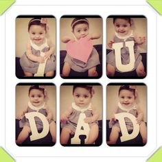 a collage of photos with the letters d and person holding up a paper heart