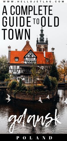 the cover of a complete guide to old town, with text overlaying it