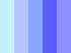 blue and purple color swatches with the same hues as well as different shades