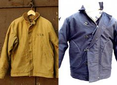 Know Your Jackets: The Stories Behind 9 Pieces of Classic Outerwear The Real Mccoys Clothing, Buzz Rickson, Real Mccoys, Knit Ribbing, Navy Jacket, Classic Jacket, Classic Coats