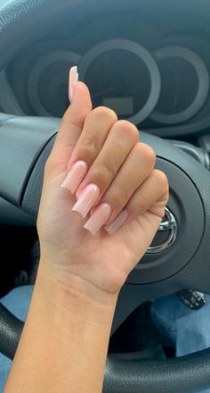 Tapered Square Nails, Edgy Nails, Colored Acrylic Nails, White Acrylic Nails, Girly Acrylic Nails, Her Nails, Simple Acrylic Nails, Classy Acrylic Nails, Short Square Acrylic Nails