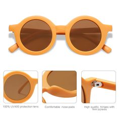 Elf kid sunglasses offer eye protection with vibrant colors to enhance your child's outdoor experience. The lenses are 100% UV protected and made from shatterproof material for durability. Get the perfect blend of protection and style for your little one. Playful Orange Sunglasses For Beach, Playful Yellow Sunglasses With Uv Protection, Playful Orange Plastic Sunglasses, Playful Yellow Sunglasses For Beach, Fun Orange Plastic Sunglasses, Casual Plastic Sunglasses For Outdoor Activities, Fun Orange Tinted Sunglasses, Playful Yellow Tinted Sunglasses, Playful Tinted Lenses Sunglasses For Outdoor