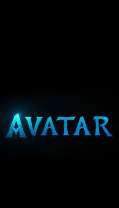 avatar logo in the dark with blue letters