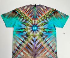 a t - shirt with an abstract design on it