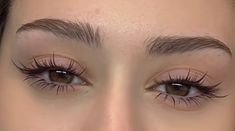 Lash Inspo Eyelash Extensions, Brown Eyelash Extensions, Brown Lash Extensions, Lashes And Eyeliner, Cat Eye Lash Extensions, Brown Lashes