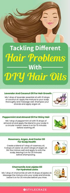 DIY Hair Oils For Different Hair Problems: A list of powerful and easy-to-prepare concoctions for shiny and healthy locks. Homemade Hair Oil, Hair Oil Recipe, Diy Hair Oil, Natural Curly Hair Cuts, Best Hair Dryer, Home Remedies For Hair, Homemade Hair Products