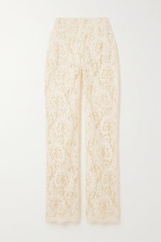 Savile Row tailoring inspired Safiyaa's genesis, so you're always assured of exacting cuts. These 'Gregora' pants are expertly tailored from corded lace woven with unfurling botanicals. They're intended to be paired with the matching jacket in our edit - the perfect outfit for modern brides. Savile Row Tailoring, Lace Weave, Corded Lace, Lace Jacket, Savile Row, Pants Straight, Straight Leg Pants, Net A Porter, Perfect Outfit