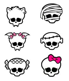 monster high sketch Monster High Tattoo Ideas, Monster High Cookies, Monster High Tattoo, High Stickers, Minimalistic Tattoo, Halloween Doodles, Sticker Tattoo, Arte Monster High, Monster High Pictures