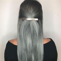 Gray Ombre Hair Job Interview Hairstyles For Long Hair, Interview Hairstyles For Long Hair, Hairstyles With Barrettes, Hairstyles For Interview, Interview Hair, Job Interview Hairstyles, Interview Hairstyles, Brown Ombre Hair Color, Best Ombre Hair