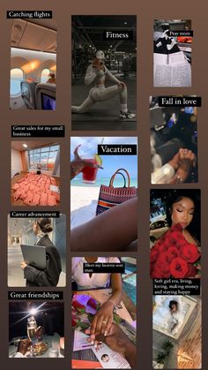 A vision board; includes various  photos of visions a lady would want to manifest in 2023 Manifesting Soft Life, Vision Board Pictures Soft Life, Soft Girl Era Vision Board, Romantizing Life Aesthetic Wallpaper, Soft Girl Era Tips, Things To Manifest Ideas, Soft Life Aesthetic Vision Board, Soft Life Aesthetic Black Woman, Luxury Black Women Lifestyle