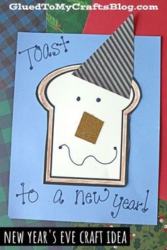 a new year's eve craft idea for toast