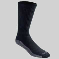 These Dri-Tech Moisture Control Casual Socks from Dickies are great to keep close at hand every time you step out. Crafted from a breathable fabric, these men's socks feel soft and gentle against your skin. The moisture control construction helps keep your feet cool for comfortable all-day wear. Added spandex offers you a sure fit every time you slip them on — ideal for keeping them in place while you’re on the move. Whether you're headed out for work or a busy day on the go, this pack of socks Durable Black Socks For Winter, Durable Black Outdoor Socks, Black Non-slip Cotton Socks, Durable Black Sports Socks, Durable Sports Socks In Black, Non-slip Black Cotton Socks, Comfortable Durable Black Socks, Black Antimicrobial Socks, Black Antimicrobial Comfortable Socks