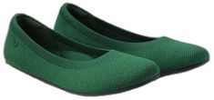 Comfortable Slip-resistant Ballet Flats, Slip-resistant Comfortable Ballet Flats, Comfortable Green Slip-on Flats, Green Comfortable Flats With Round Toe, Comfortable Slip-resistant Flats, Green Round Toe Flats With Cushioned Footbed, Comfortable Flats With Arch Support And Flat Heel, Green Synthetic Flats, Green Synthetic Slip-on Flats