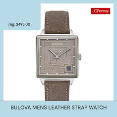 In celebration of the 100th anniversary of Frank Lloyd Wright's Mayan revival masterpiece, Ennis House, Bulova expands its collection honouring the legendary architect's work with a new men's timepiece. Built in 1924 in Los Angeles, ennis house was constructed using 27,000 granite blocks and resembles the ancient temples of Mesoamerica. Bulova has channelled this aesthetic into a geometric case with a sapphire crystal with a laser etching of Ennis house on the case back. The textured medallion … Leather Chronograph Watch For Anniversary, Anniversary Leather Chronograph Watch, Modern Leather Watch Accessories For Anniversary, Anniversary Leather Watch Accessories, Mayan Revival, Ennis House, Granite Blocks, Leather Strap Watch, Ancient Temples