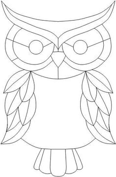 the outline of an owl's face