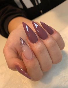 Brown Nail, Elegant Nail, Elegant Nail Designs, Fall Acrylic Nails, Elegant Nails, Pretty Acrylic Nails, Fancy Nails, Chic Nails, Dope Nails