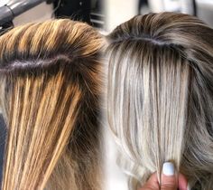 CORRECTION: Bands and Bleeds To Cool Blonde Melt - Color - Modern Salon Blonde Melt, Balayage Blond, Blending Gray Hair, Gray Hair Highlights, Cool Blonde