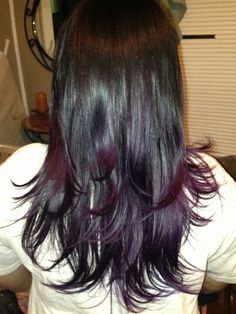 Dark Purple Hair, Wine Hair, Hair Tint, Purple Highlights, Hair Streaks, Pretty Hair Color, Peinados Fáciles Para Cabello Corto, Hair Stylies, Photo Filters