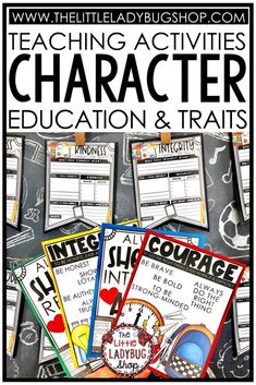 teaching activities to teach character education and writing