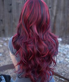 Best Red Hair Dye, Deep Red Hair, New Haircut, Long Red Hair, Wavy Wig, Fantasy Hair