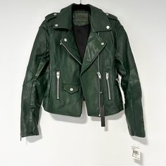 Open To Offers! Bundle And Save! Ptp 17.5” Length 22” Tags: Nordstrom, Green Leather Moto Jacket, Motorcycle Jacket, Zipper Pockets Indie Cool Fonzie Forest Olive Fern Rn 114542 Casual Green Winter Biker Jacket, Casual Green Biker Jacket For Winter, Green Winter Biker Jacket With Zipper, Green Winter Biker Jacket With Zipper Closure, Winter Green Biker Jacket With Zipper Closure, Trendy Green Leather Winter Jacket, Casual Leather Jacket For Spring Motorcycling, Trendy Green Leather Jacket For Winter, Green Moto Leather Jacket With Long Sleeves