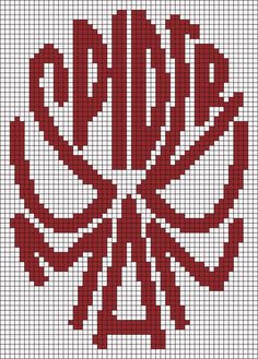 Tapestry Crochet Patterns Spiderman, Speak Now Crochet Grid, Spiderweb Alpha Pattern, Spiderman Alpha Pattern Crochet, Spider Man Tapestry Crochet, Crochet Sweater Alpha Pattern, Crochet Tapestry Pattern Words, Pixel Art Grid Spiderman, Crochet Tapestry Projects