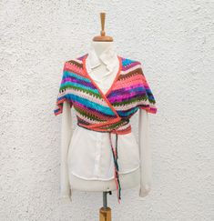 RAINBOW COLLECTION, Envelope Blouse, Hippie sweater, Boho and Hippie, Crochet, Lace Crochet, Boho gifts, Blouse, Crop top, Vest by Papicca on Etsy Hippie Sweater, Hippie Sweaters, Blouse Crop Top, Blouse Crop, Sweater Handmade, Sweater Boho, Hippie Crochet, Crochet Boho, Crochet Crop