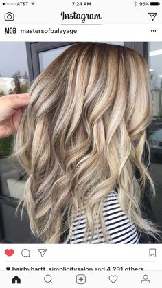 Blonde Balayage With Caramel Lowlights, Beautiful Blonde Hair, Cool Blonde Hair, Balayage Blonde, Hair Color And Cut, Front Lace Wigs Human Hair, Brown To Blonde, Hair Envy