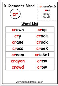 the words in this printable worksheet are for children to learn how to read