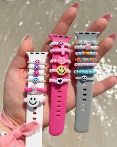 Do you need to brighten up your Apple Watch? These watch band charms are perfect for you! There are so many options and colors so you can find something perfect for you! They’re all 50% off and ship for free! Etsy shop link in my bio!💕 Apple Watch Charms, Watch Band Charms, Aesthetic Ipad, Clay Bead, Bracelet Ideas, Birthday Wishlist, Bead Bracelets, Pretty Jewellery, Clay Beads